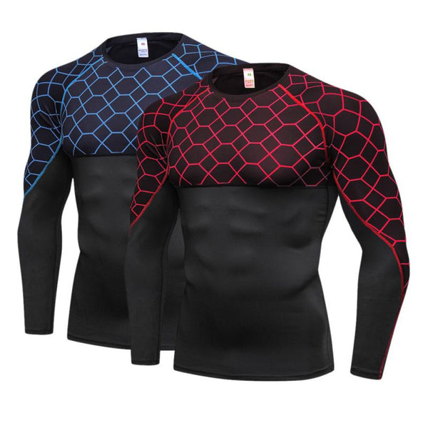 Men Shirts Long Sleeve Shirts Fitness