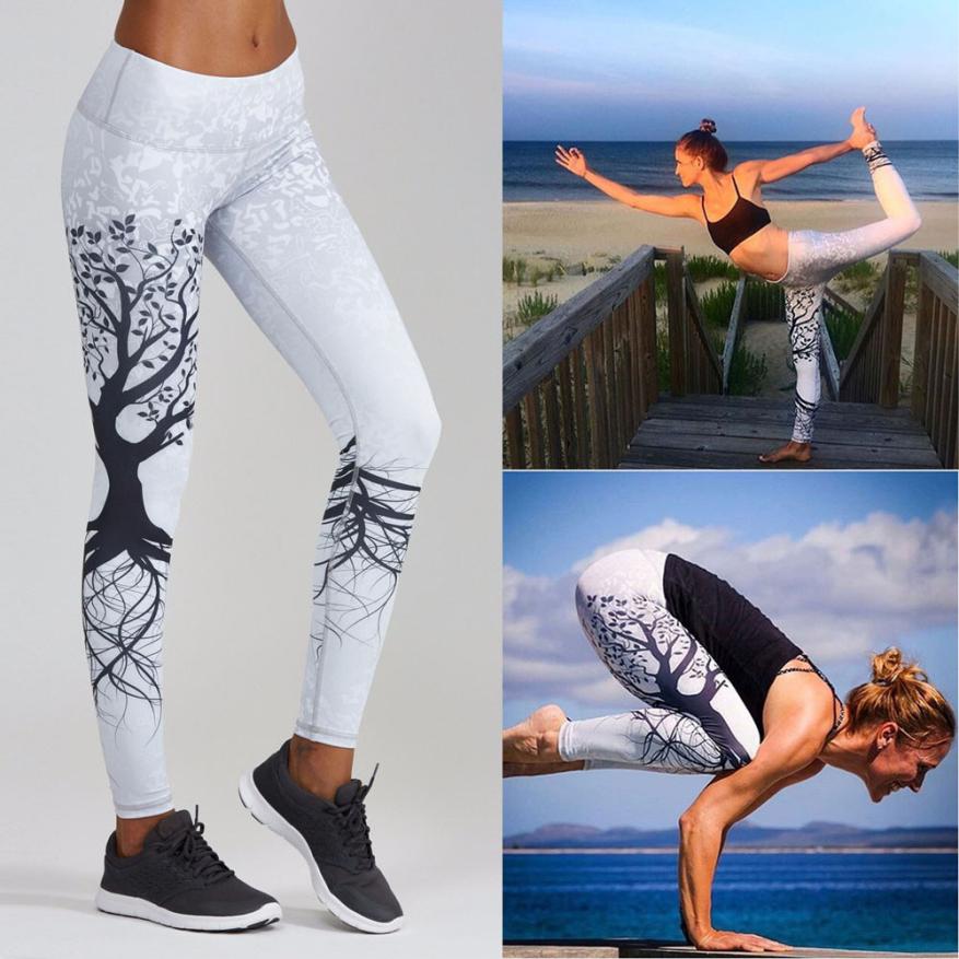 WOMEN YOGA PANT WITH A TREE OF LIFE